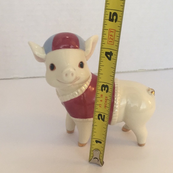 Lenox "Grand Slam Sam" Piggy Figurine - Picture 6 of 6